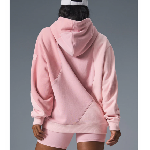 Alo Yoga Alo make waves hoodie sunset pink - Picture 3 of 6